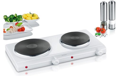 Severin DK1042 wit - Elektrische kookplaat