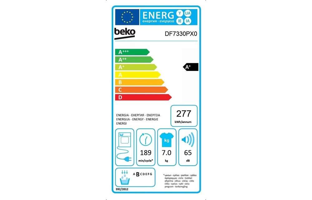 Beko DF7330PX0 - Warmtepompdroger