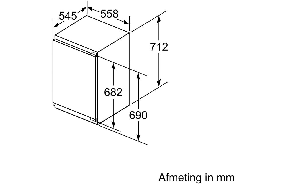 Bosch GIV11AFE0 - Inbouw vriezer