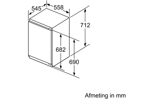 Bosch GIV11AFE0 - Inbouw vriezer