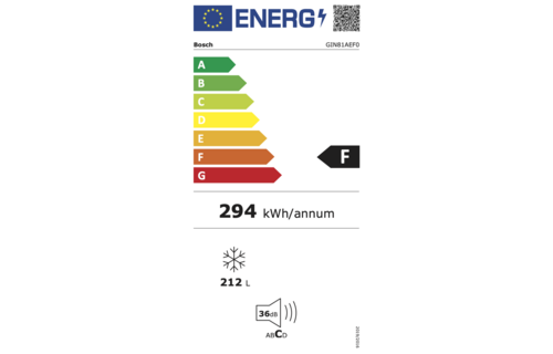 Bosch GIN81AEF0 - Inbouw vriezer