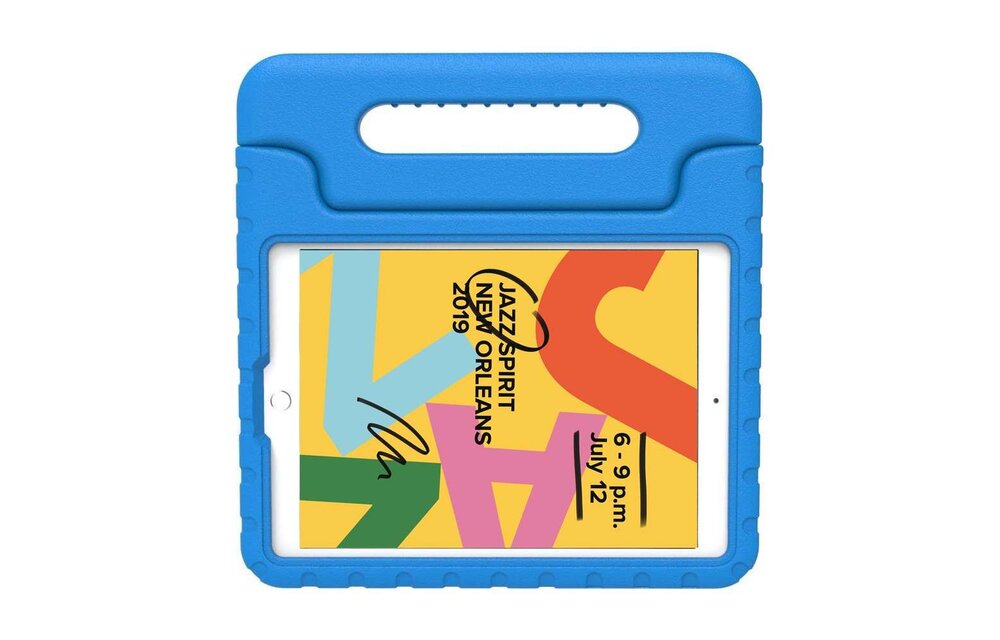 Just In Case Kids Case Cassic - Apple iPad 10.2 - Blauw - Beschermhoes