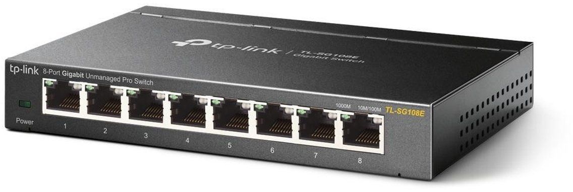 TP-Link TL-SG108E 8-poorts Gigabit Easy Smart - Netwerk switch