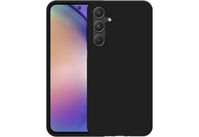 Just In Case Samsung Galaxy A55 TPU Rubber Case Zwart - Telefoonhoesje