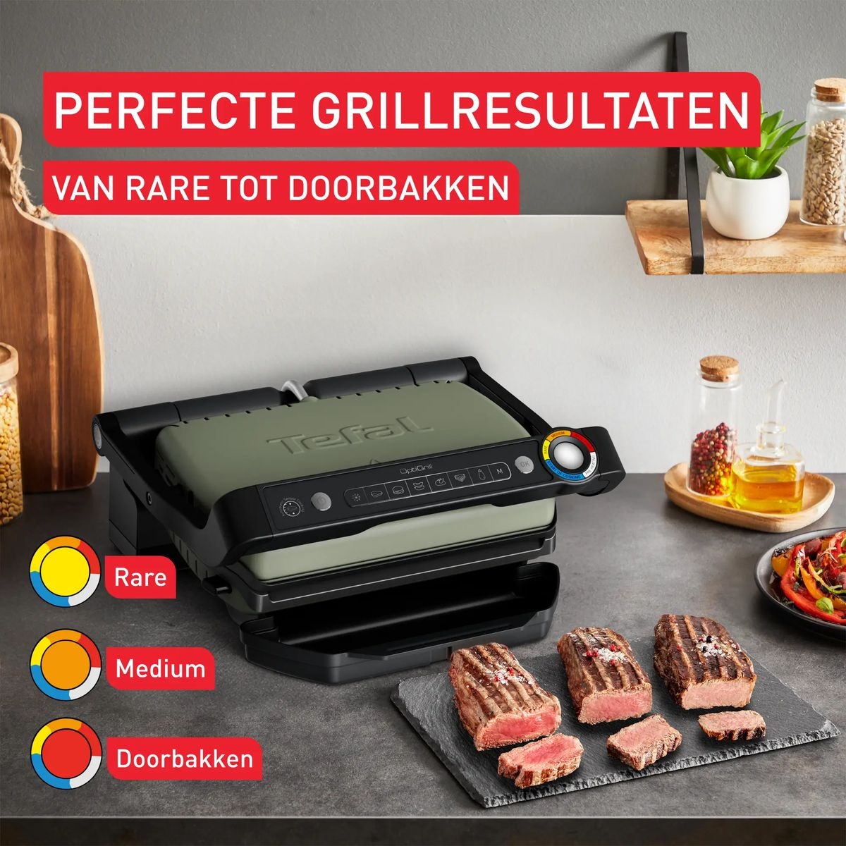 Tefal GC71EL OptiGrill Eco Design - Contactgrill