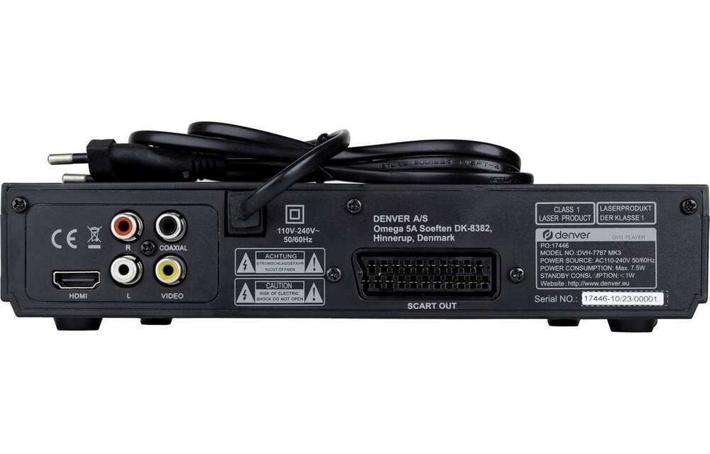 Denver DVH-7787 - DVD speler