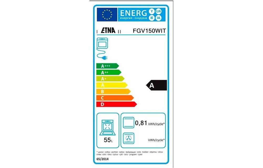 ETNA FGV150WIT - Gasfornuis