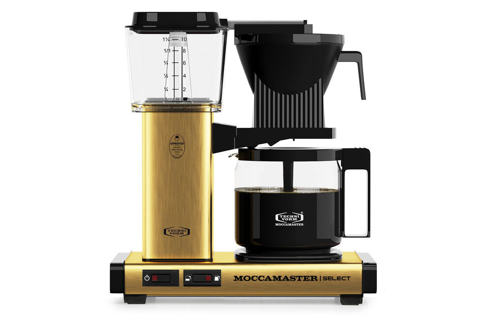 Moccamaster KBG Select (Brushed Brass) - Koffiezetapparaat