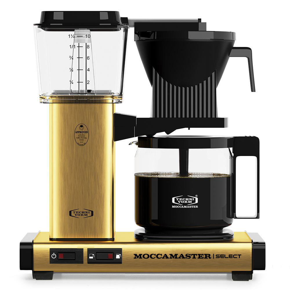 Moccamaster KBG Select (Brushed Brass) - Koffiezetapparaat