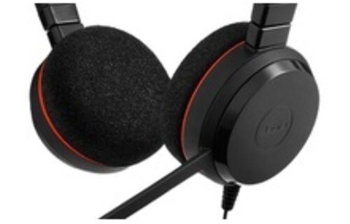 Jabra Evolve 20 MS Stereo (Zwart/Rood) - Headset