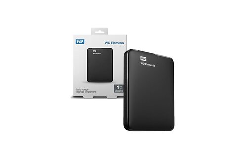 WD Elements Portable USB 3.0 1TB Zwart - Externe schijf