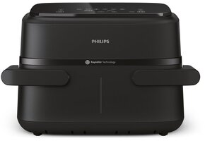 Philips Dual Basket Airfryer NA150/00 - Hetelucht friteuse
