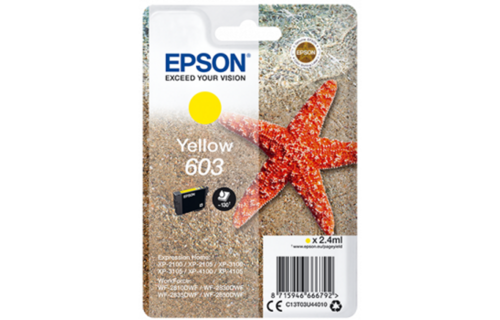 Epson 603 Yellow - Inktcartridge