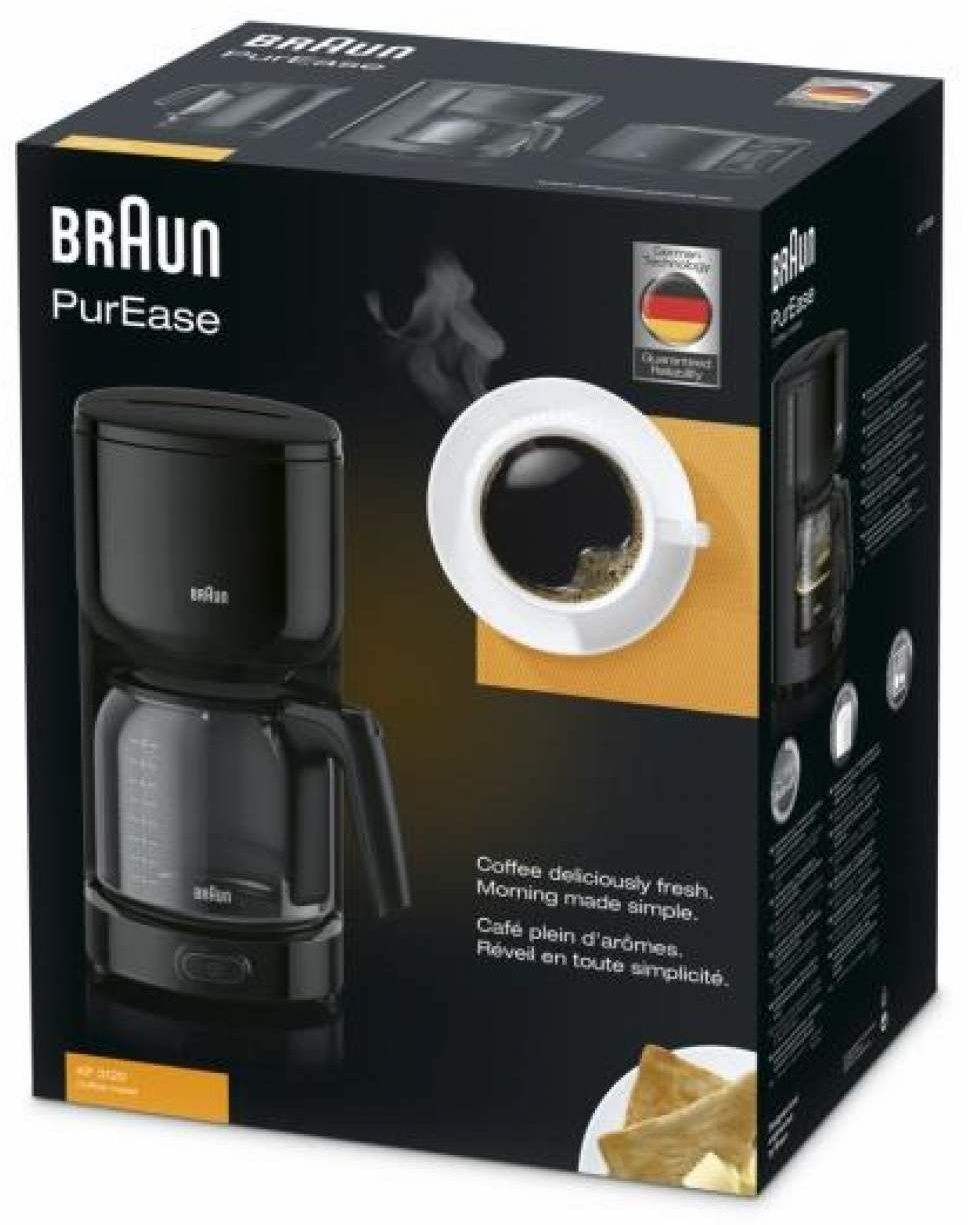 Braun PurEase KF 3120 BK - Koffiezetapparaat