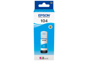 Epson Inktflesje Ecotank 104 Cyan - Inktcartridge