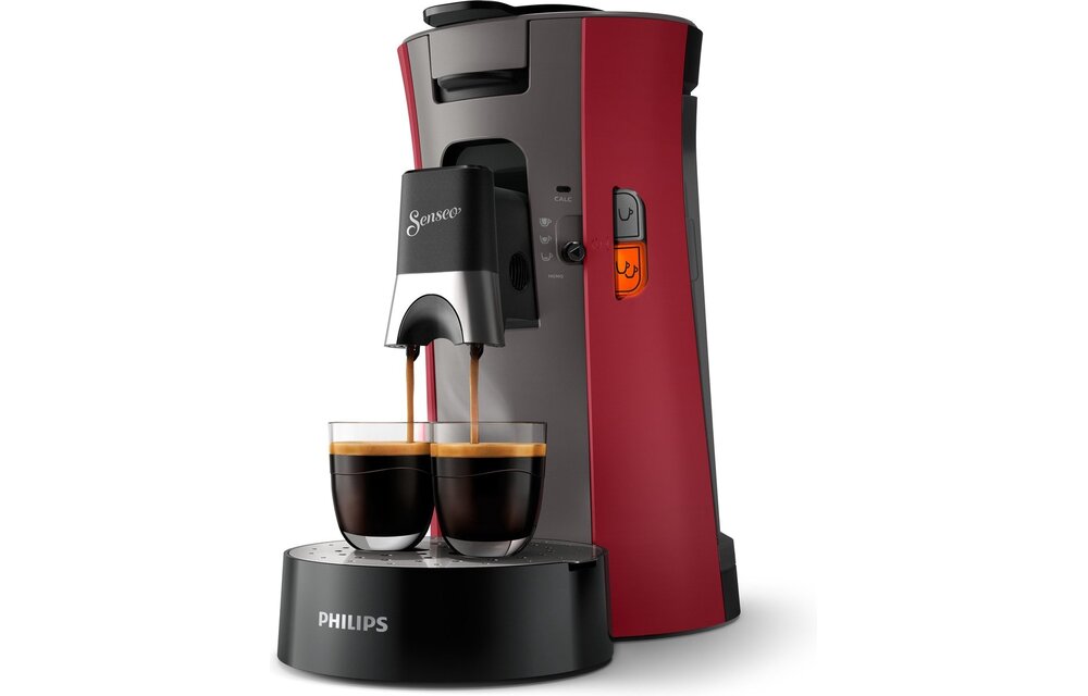 Philips Senseo Select CSA240/90 (Rood) - Koffiemachine
