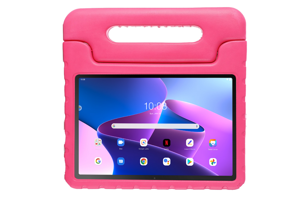 Just in Case Lenovo Tab M10 Gen 3 Classic Kids Case Roze - Beschermhoes