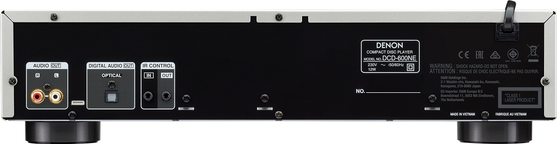 Denon DCD-600NE Zilver - CD speler