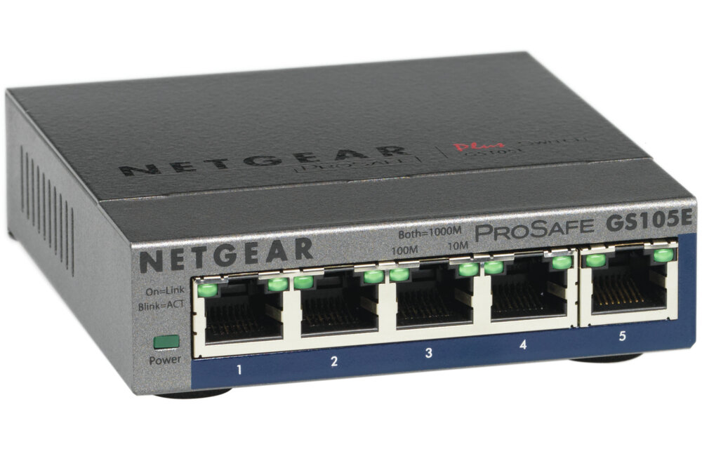 Netgear Prosafe Gigabit Plus GS105E - Netwerk switch