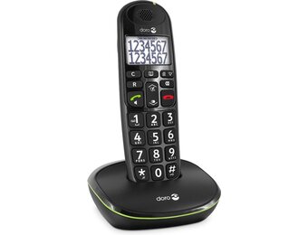Doro PhoneEasy 110 Zwart - Senioren telefoon