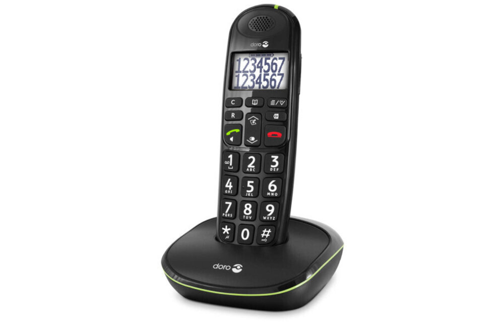 Doro PhoneEasy 110 Zwart - Senioren telefoon
