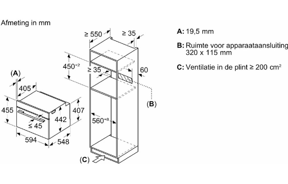 Siemens CM724G1B3 - Inbouw oven