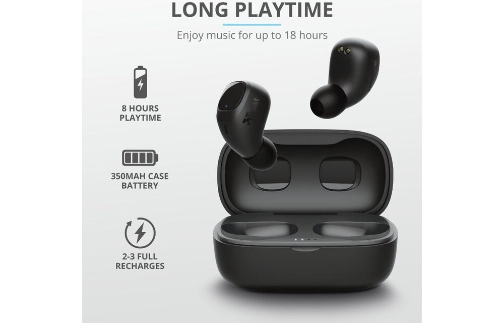 Trust Nika Compact - Draadloze oordopjes