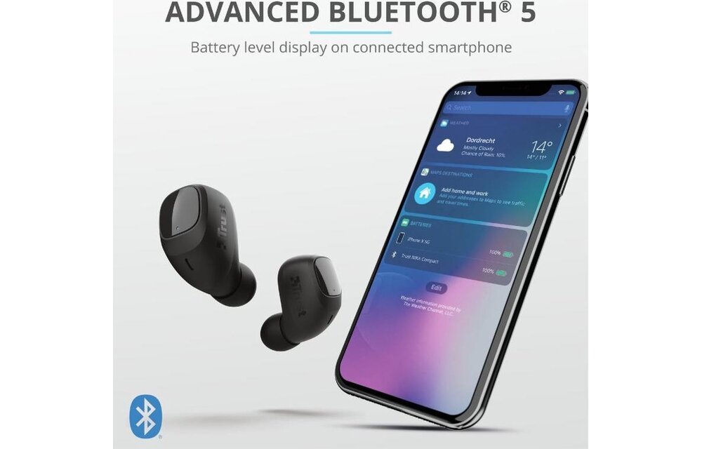 Trust Nika Compact - Draadloze oordopjes