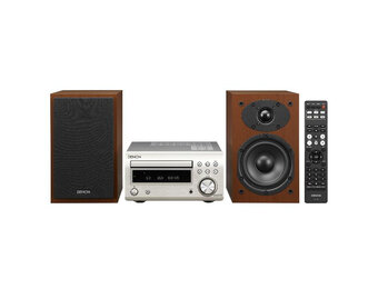 Denon D-M41DAB Silver/Wood - Radio