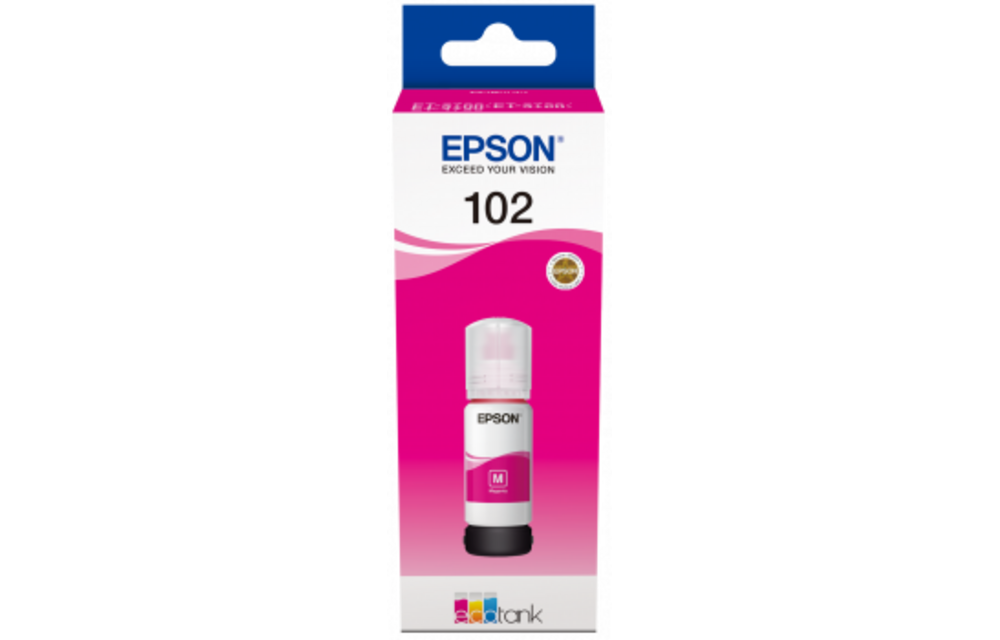 Epson Inktflesje Ecotank 102 Magenta - Inktcartridge