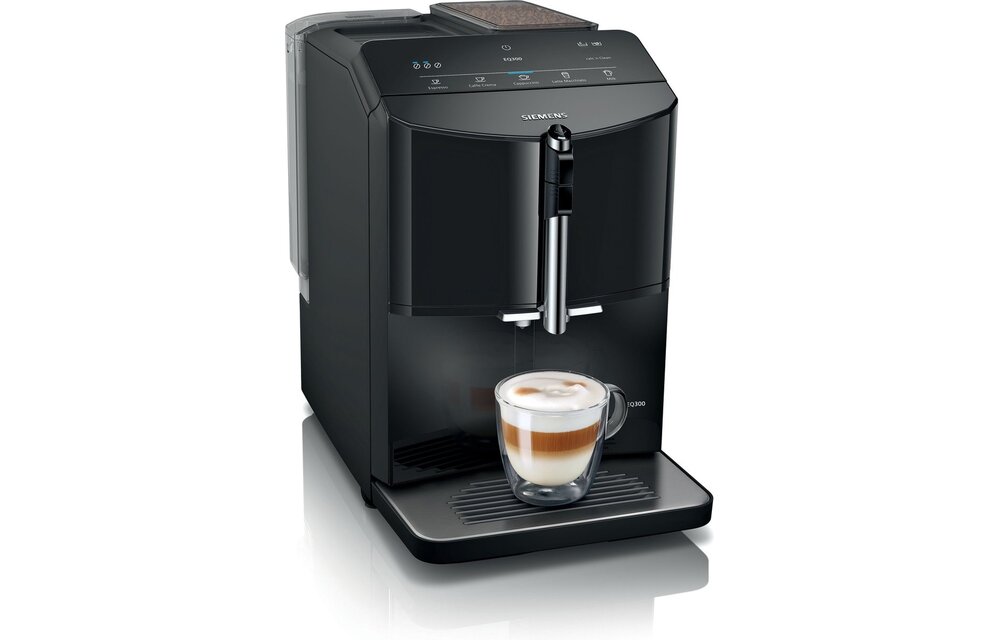 Siemens EQ300 TF301E09 Piano Black - Koffiemachine