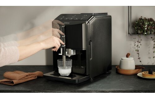 Siemens EQ300 TF301E09 Piano Black - Koffiemachine