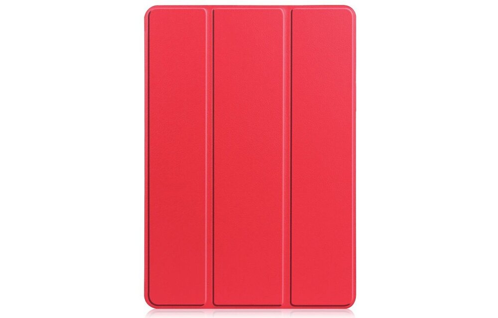 Just in Case Samsung Galaxy Tab S7 TriFold Smart Book Case Pen Slot Rood - Beschermhoes