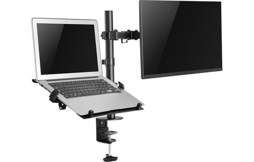 Neomounts by Newstar Flat Screen & Notebook Desk Mount (clamp/grommet) - TV muurbeugel