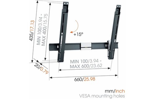 Vogel's THIN 515 - TV muurbeugel