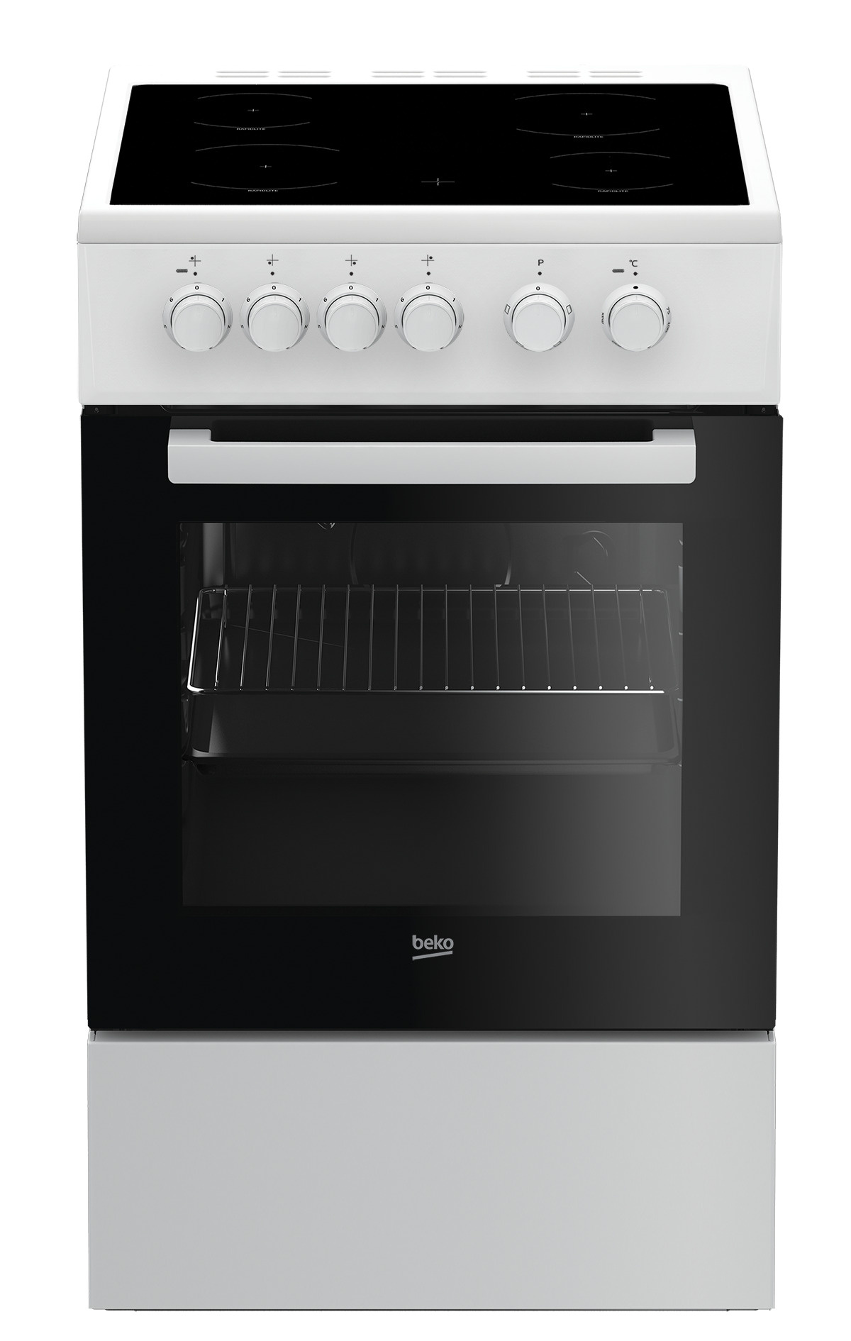 Beko FSS57000GW - Keramisch fornuis