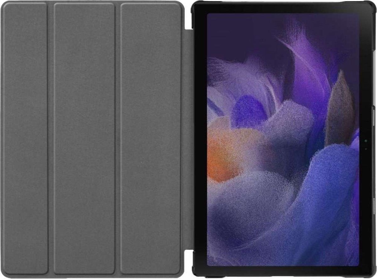 Just in Case Smart Tri-Fold Case - Samsung Galaxy Tab A8 - Blauw - Beschermhoes