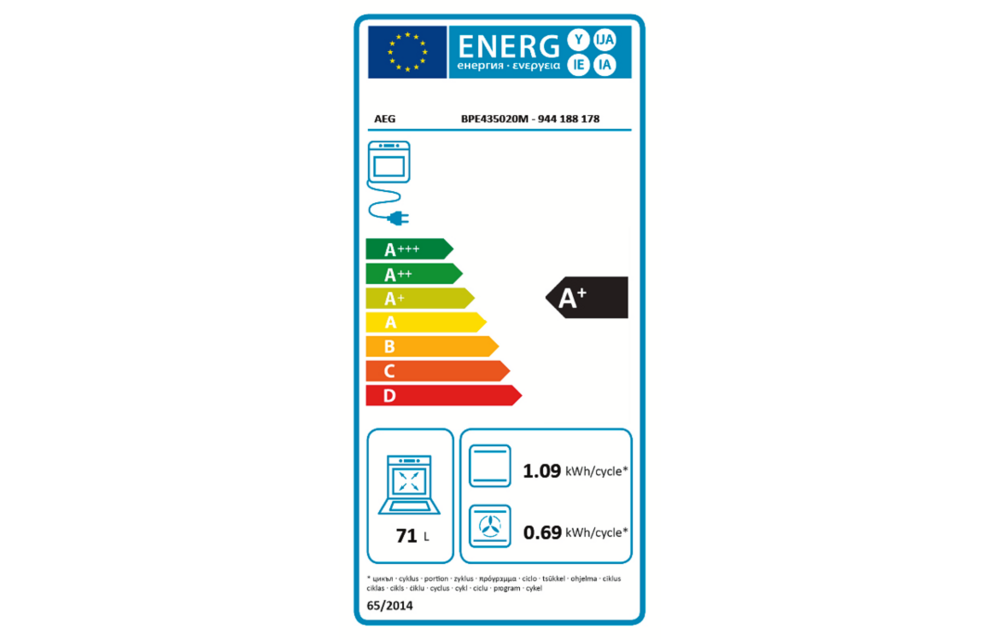AEG BPE435020M SurroundCook - Inbouw oven