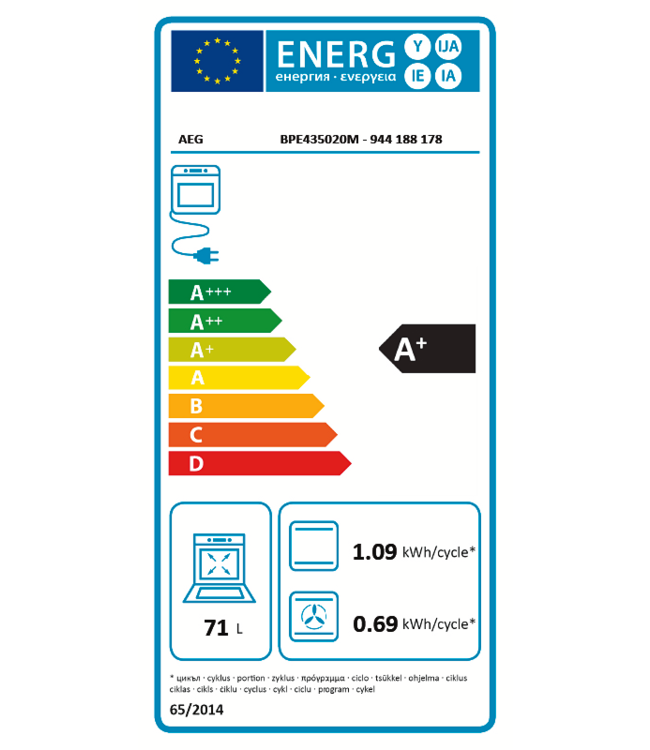 AEG BPE435020M SurroundCook - Inbouw oven