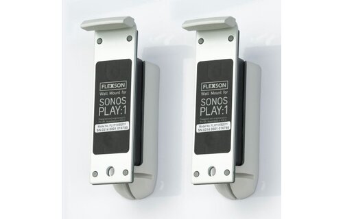 Flexson Sonos One meurbeugel wit paar - Muurbeugel