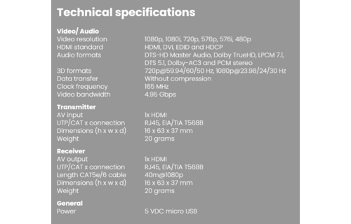 Marmitek MegaView 63 HDMI Extender