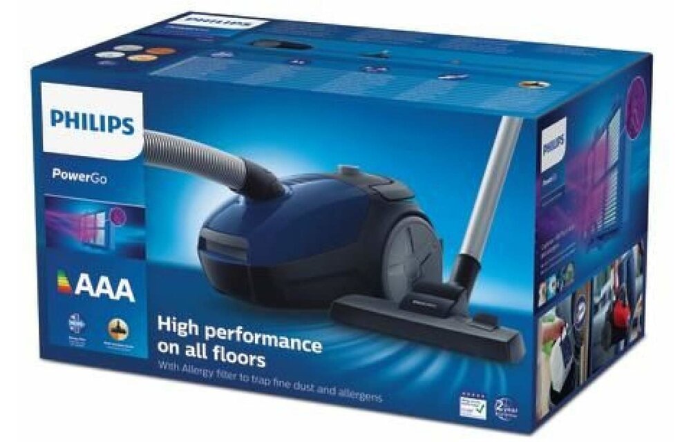 Philips FC8240/09 PowerGo - Stofzuiger met zak