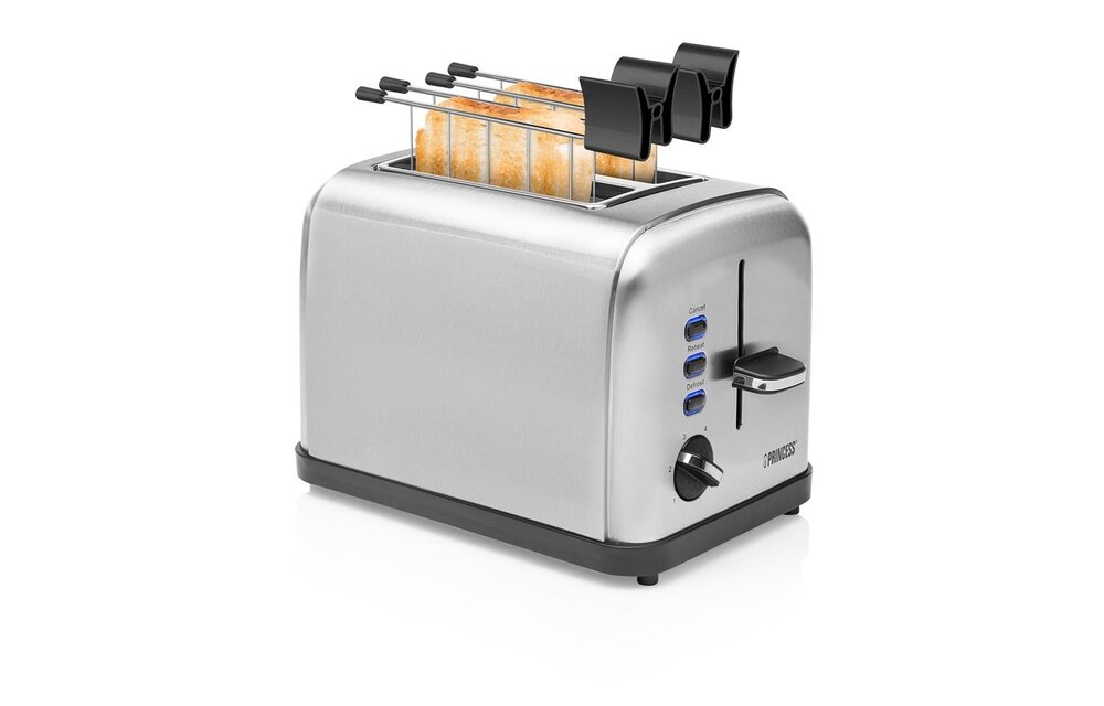 Princess 142354 Toaster Steel Style 2 - Broodrooster