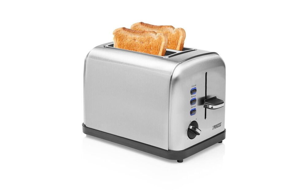 Princess 142354 Toaster Steel Style 2 - Broodrooster