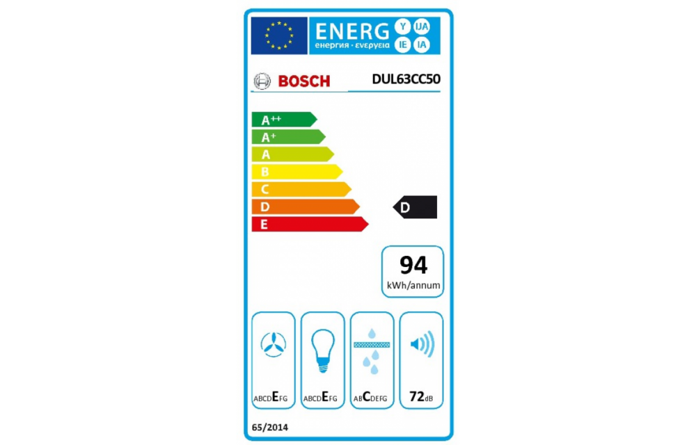 Bosch DUL63CC50 - Onderbouw afzuigkap