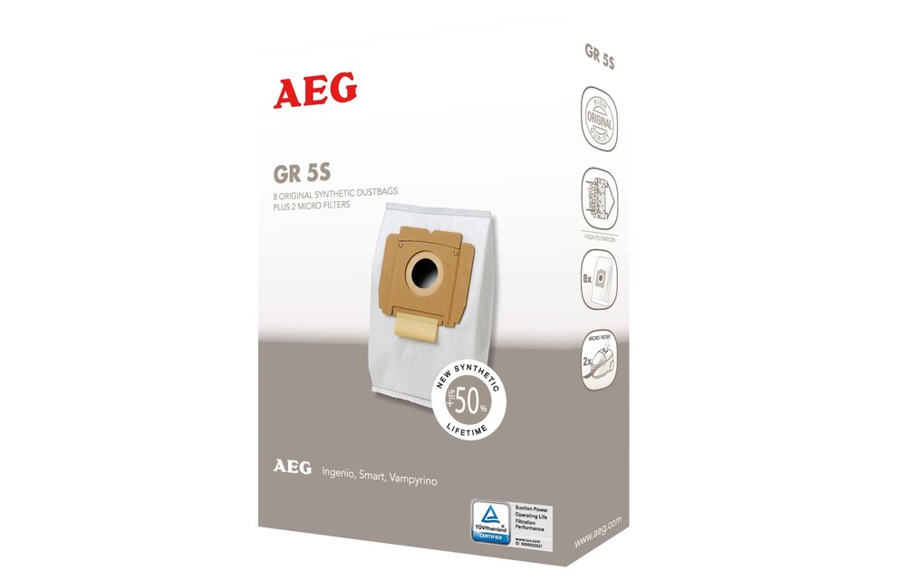 AEG GR5S (8 stuks) - Stofzuigerzakken