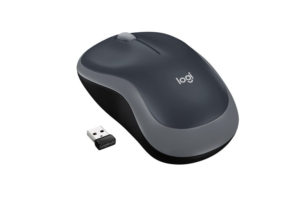 Logitech M185 Grijs - Muis