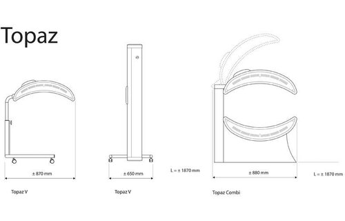Hapro TOPAZ 24/1 C - Full-body solarium