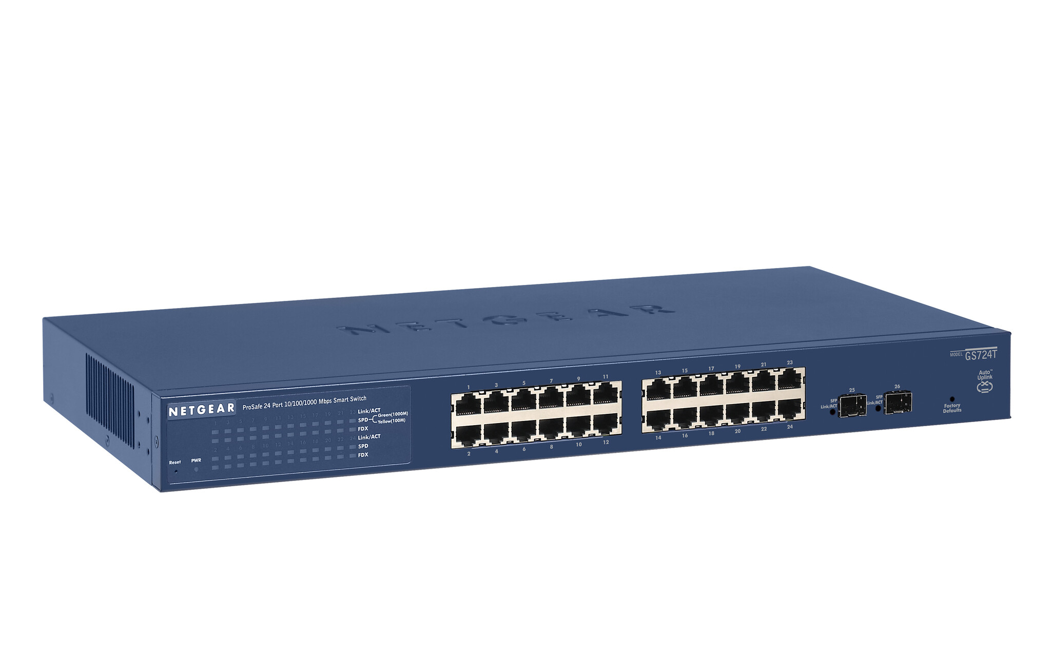 Netgear 24 Port Switch Prosafe (GS724T-400EUS) - Netwerk switch