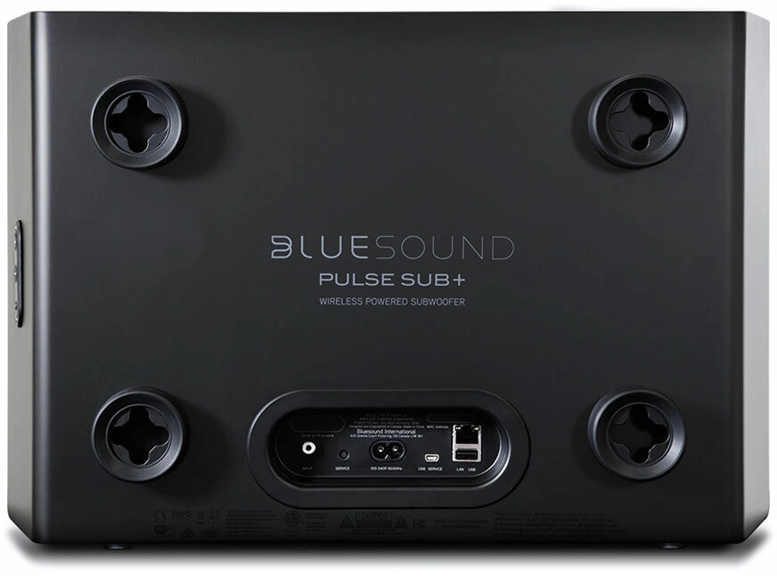 Bluesound PULSE SUB + Zwart  - Subwoofer